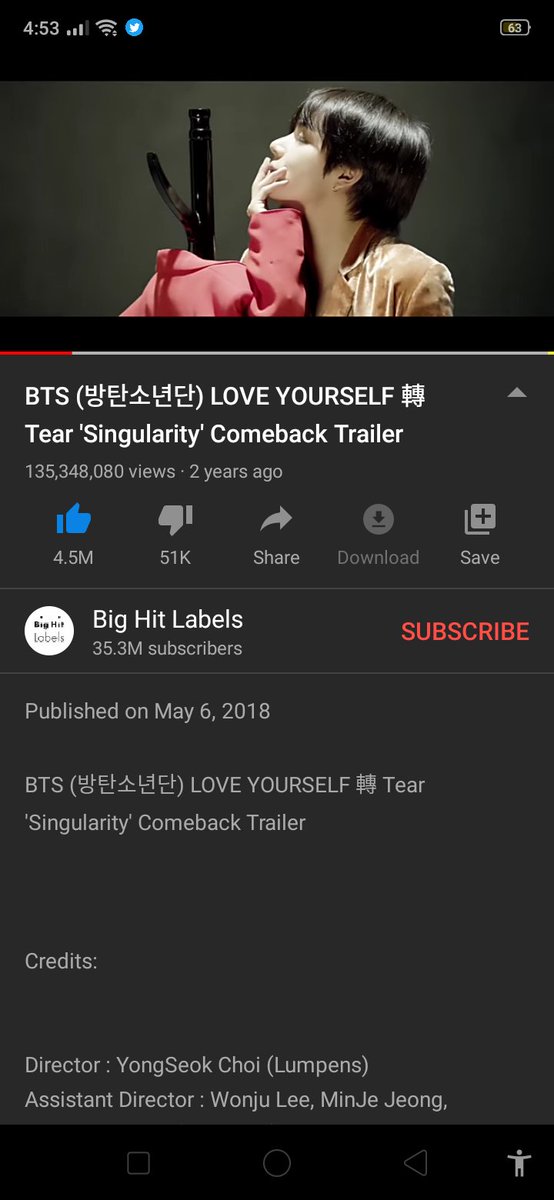 mariya_hari's tweet photo. @UNIVERSE1230 @BTS_twt #StreamSingularityMV
@BTS_twt https://t.co/amHTZGbJly