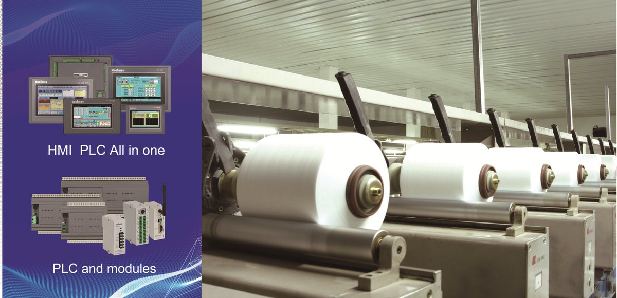 Coolmaytech's tweet image. HMI PLC All in one applied in Textile Equipment
More info: coolmayplc.com

Email: m3@coolmay.com
#hmiandplcallinone
#hmicontrolpanel
#hmidisplay
#hmiscreen