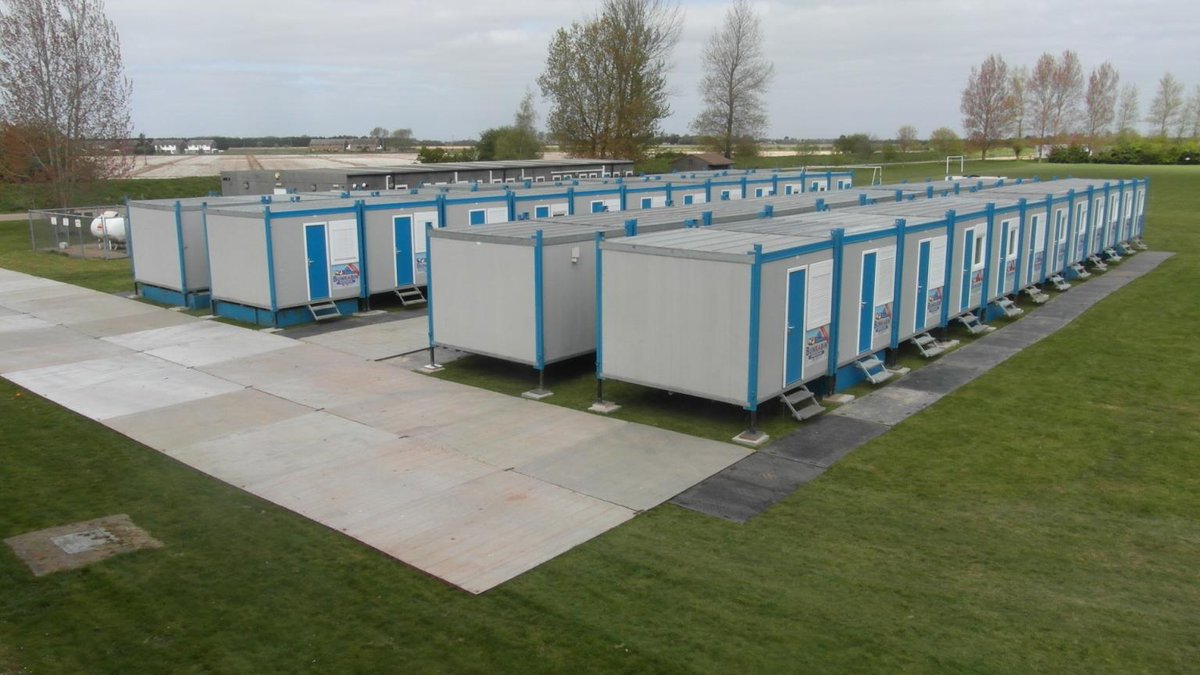Princebuild's tweet photo. Throughout recent weeks we have been supporting essential services, including working with @Ameyplc installing single occupancy cells at 6 Ministry of Justice locations across East Anglia. Bunkabin units have been installed to reduce the risk of Covid-19 within the prison estate. https://t.co/LDxozyWxB8