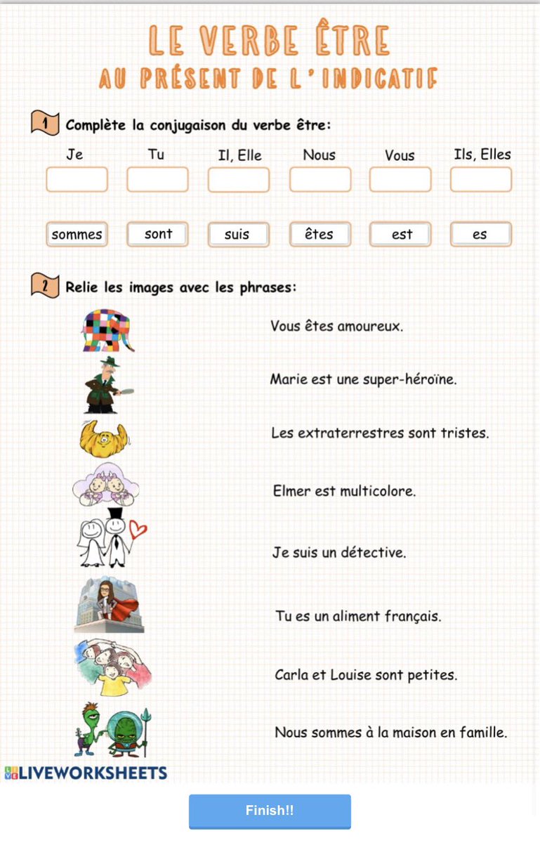 Тест по французскому 1 класс. Le verbe etre для детей. Глагол etre Worksheets. Глагол avoir во французском языке упражнения. Глагол etre во французском упражнения.
