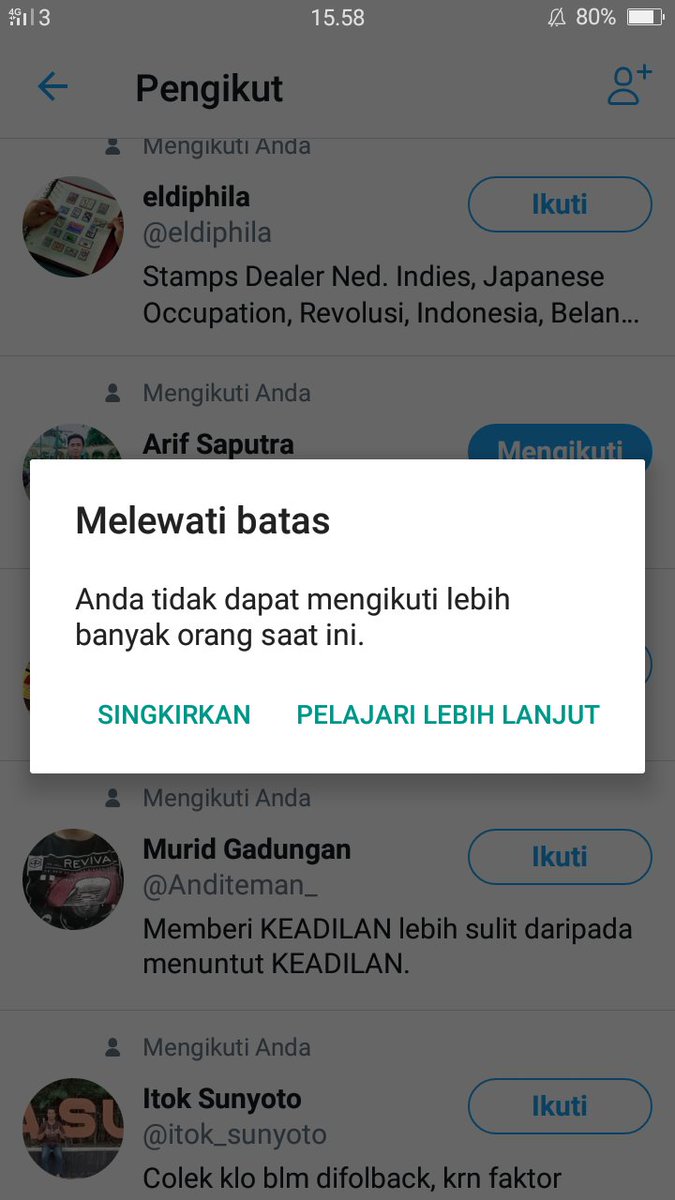 Maaf teman2 yg sdh follow,  akan sy fb kalau sdh normal ya... 🙏