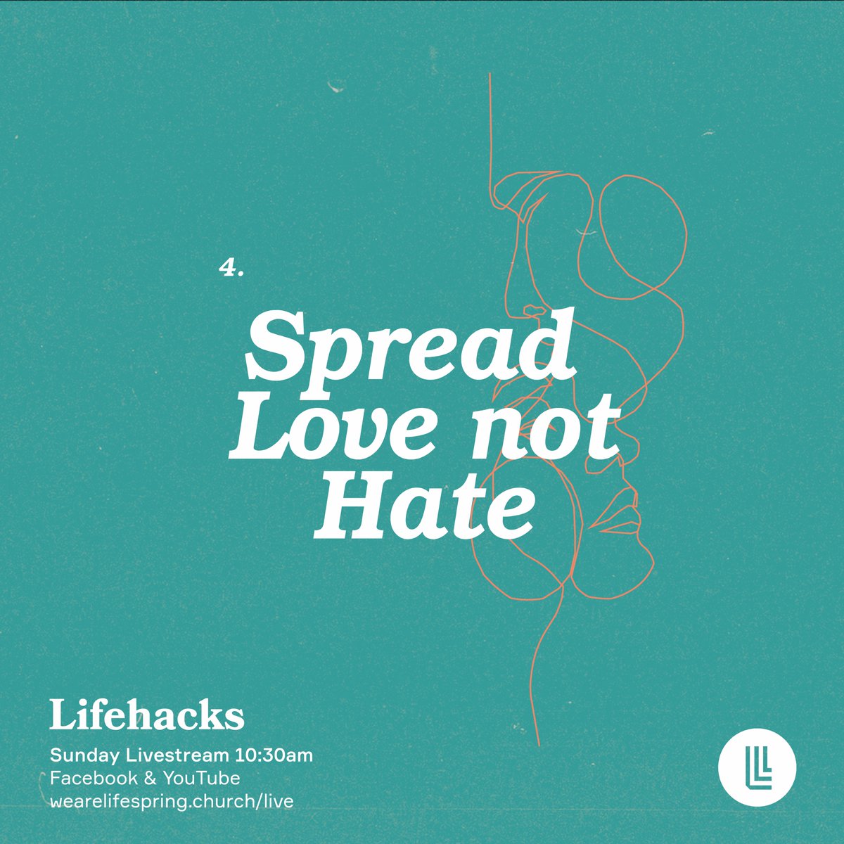 wearelifespring's tweet photo. Jesus presents a new standard for loving one another, without exception - even those who oppose us.

Come and hear more as we continue our Lifehacks: 10 Ways to Survive Lockdown series.

Sunday 10:30am | https://t.co/LAeLdvGMy5
Facebook &amp; YouTube @wearelifespring

#lifehacks https://t.co/nTUUHc4icH