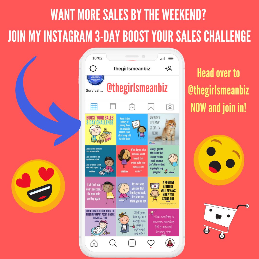 thegirlsmeanbiz's tweet photo. Who wants more sales by the weekend? Are you IN? ππ»ββοΈππ»ββοΈππ»ββοΈππ»ββοΈππ»ββοΈ
Join my 3-day BOOST YOUR SALES challenge starting TODAY over on Instagram πππ
β‘οΈ https://t.co/ZYikqi92FD
Let's get this business moving!
Love, Claire xx #tgmb #marketing #SmallBiz https://t.co/a2ucwQ8uaQ