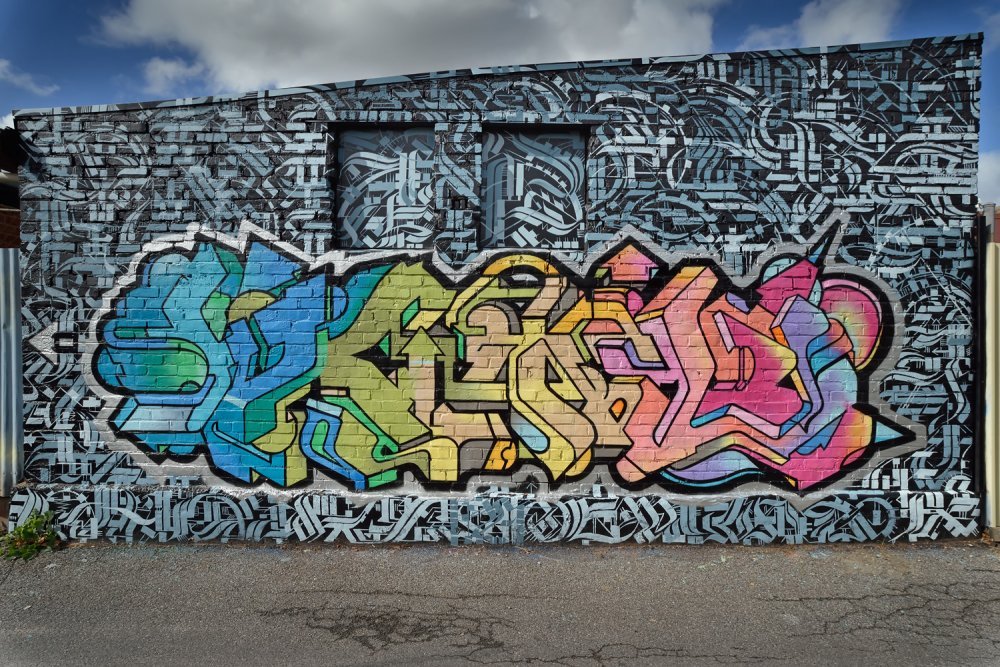 bennglazier's tweet photo. ...and day 7. Nominated by @TheHH06 to share a piece of art a day with no review or explanations for 7 days. #TDC #adelaide #kab101 #ok101 #graffiti #Calligraphy https://t.co/n4sGMjuz2v