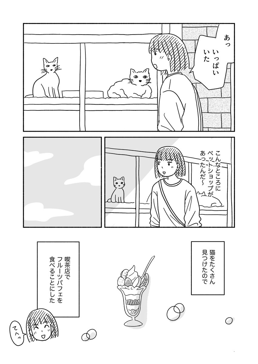 ゆめののくうそうにっき
「ネコいないかな」 