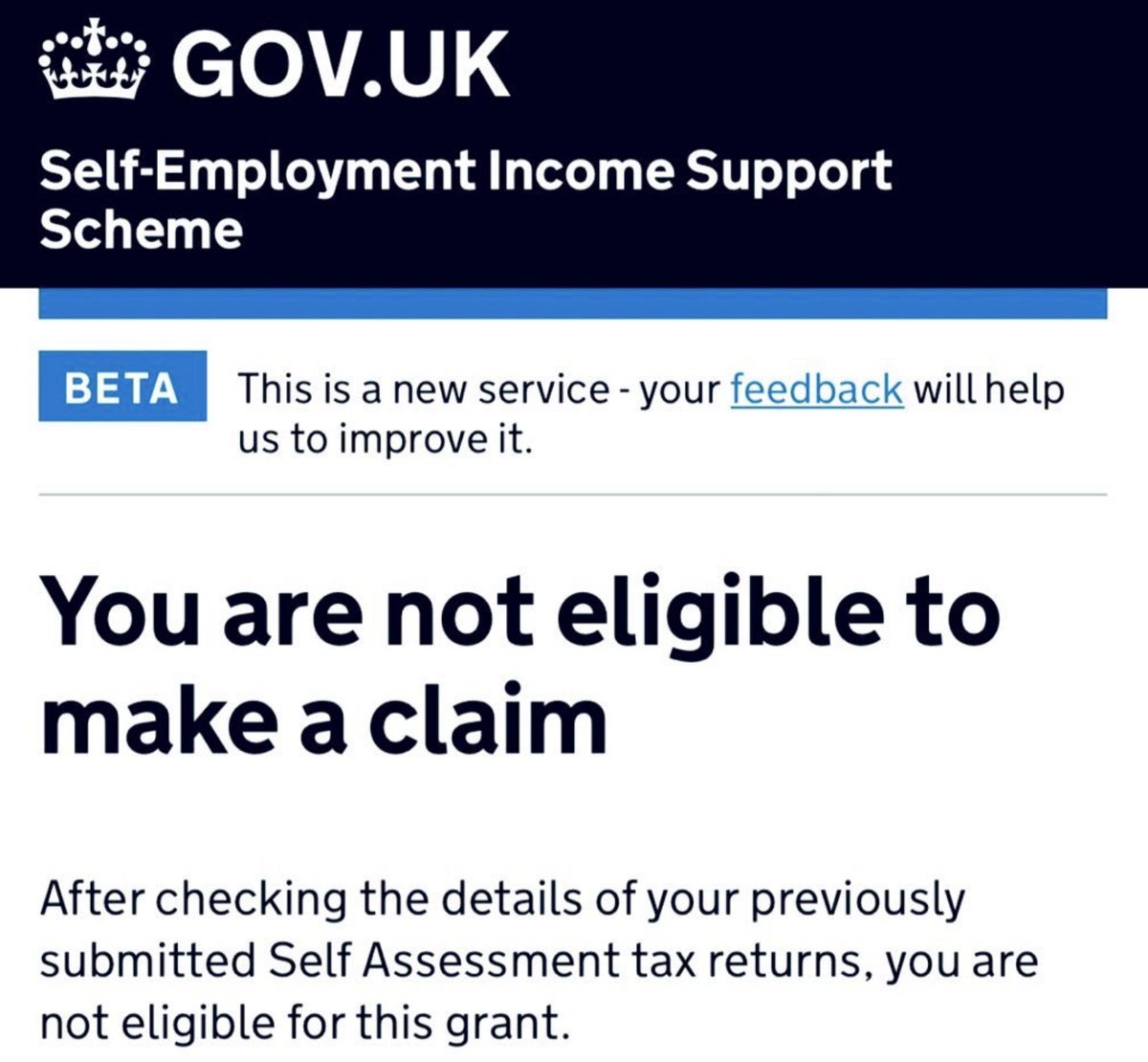 HelpNewly's tweet photo. @RishiSunak Millions of #selfemployed left out of the #SEISS scheme. We can not take on loans. We have proof of income, @HMRC has records of 18/19 tax (even if only a few months) and 19/20 tax returns, why can't you create a basic income grant that can be applied to us. #newlyselfemployed https://t.co/TYrvxAO0zd