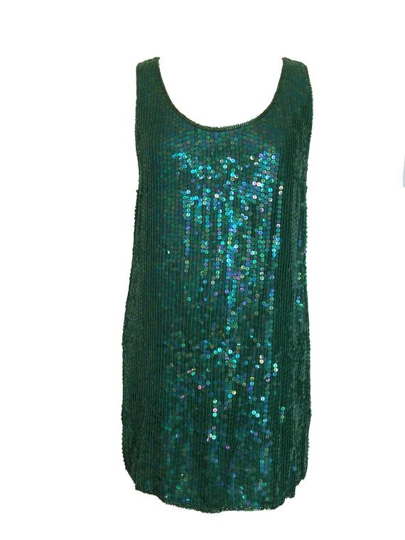 HolyCatsVintage's tweet photo. 80s Emerald Green Rainbow Sequin Top, Xmas Green https://t.co/WqXLqspbeP #clothing #women #tank @EtsyMktgTool #bfcmsale #xmasgreentopm https://t.co/gjJbzfVqZu
