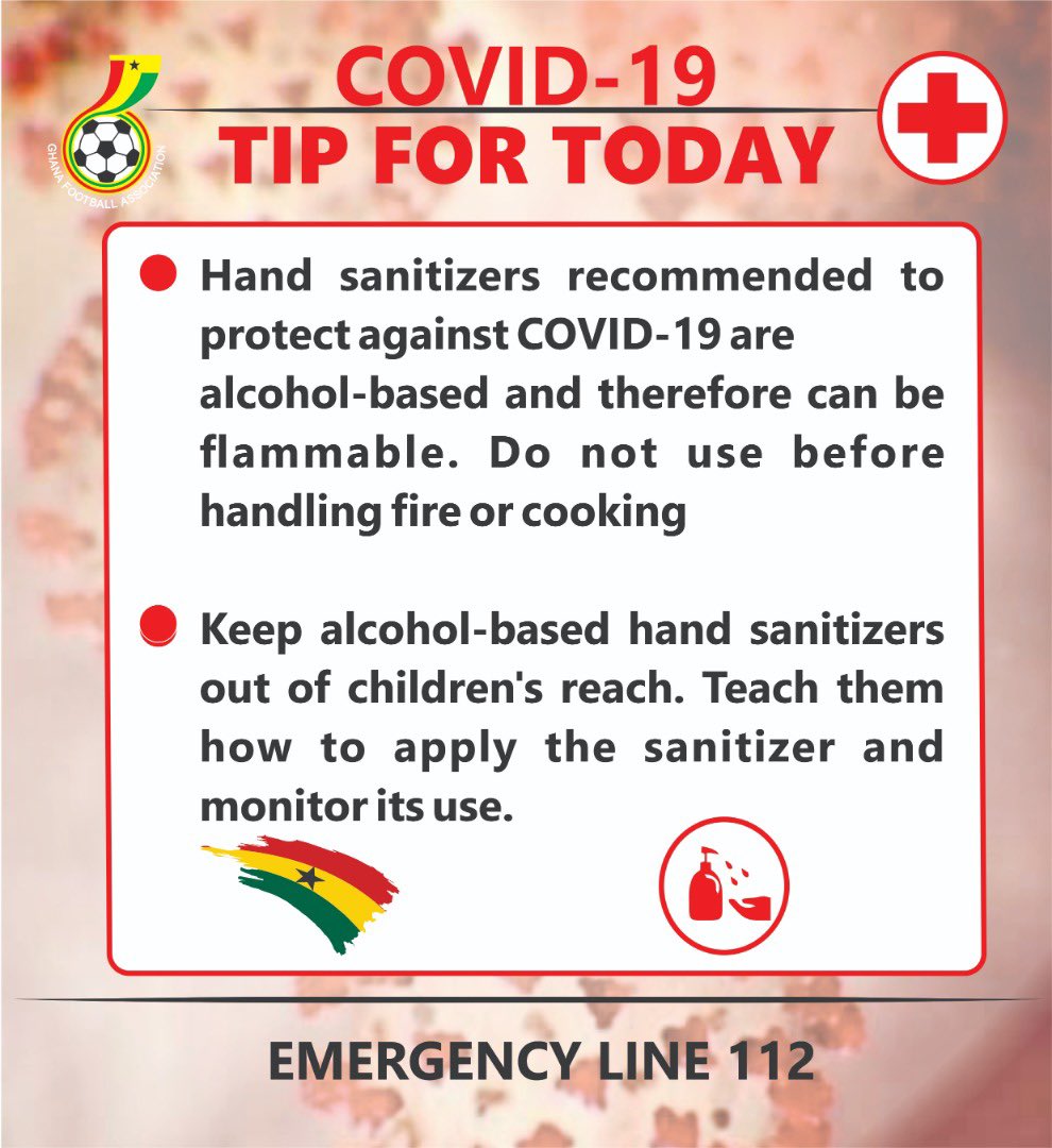ghanafaofficial's tweet photo. #COVIDー19 Tip for the Day 
#BringBackTheLove
#HopeAndPerseverance 
#StayHome  
#StayHomeStayHealthy 
#LetsStayAtHome
#LetsWinThisTogether
#StayAtHomeAndStaySafe https://t.co/QrDDTqSKjB