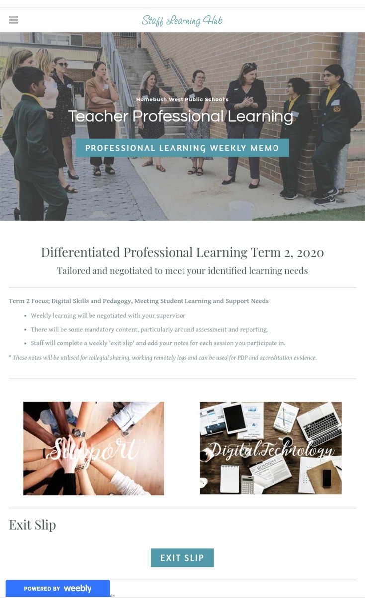 Launched my website today for tailored teacher professional learning for our school staff! 🎉