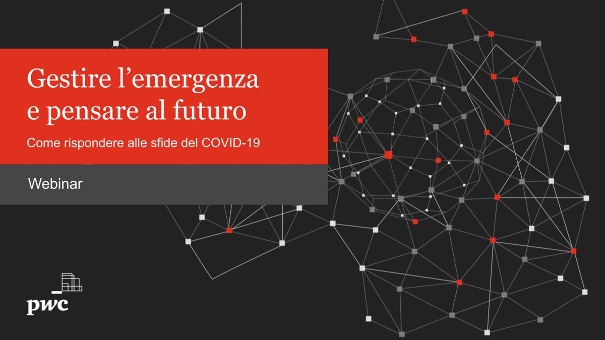 PwC_Italia's tweet photo. Proseguono i webinar “Gestire l'emergenza e pensare al futuro: come rispondere alle sfide del #COVID19." PwC sempre a supporto delle aziende https://t.co/QmIZ9rSQVy
_
#PwCItaly #PwCTLS #RoadshowCovid19 #innovarepersuperarelecrisi https://t.co/7n7Twk3pfi
