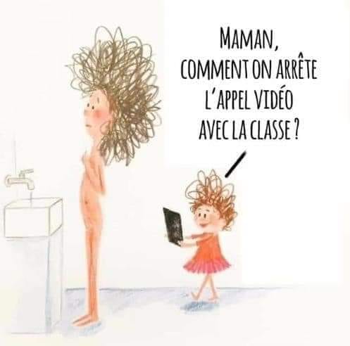 jplarger's tweet photo. the #reallife l'#ecole a la #maison ... #humour #reallifecams https://t.co/WyI1zkXMZx