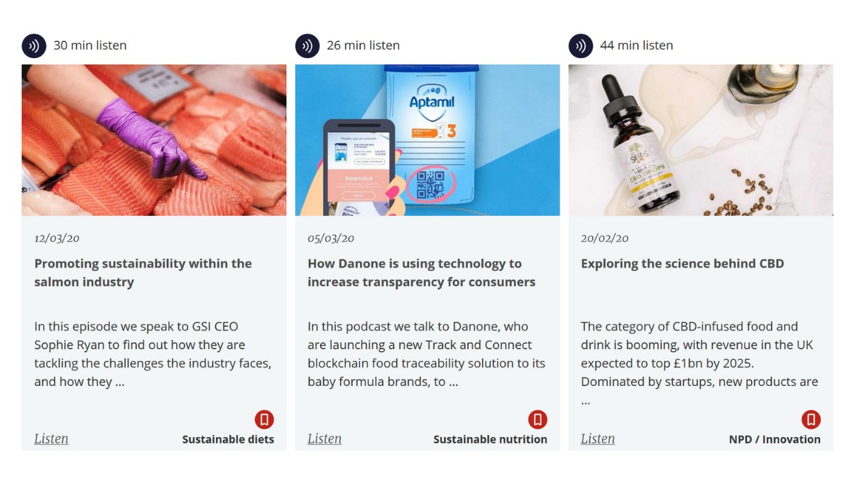 Receive the latest insight into the biggest industry topics by tuning into our Table Talk Podcast. Each episode tackles topics that matter the most for the future of #food and #drink including the quest for a #sustainable future and  plant-based proteins: bit.ly/3b58Iqf