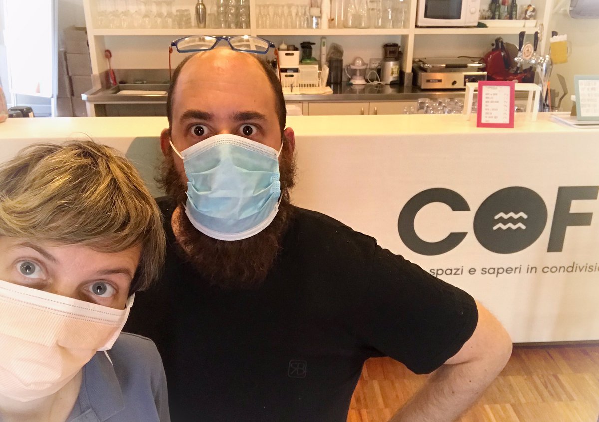 spaziocofo's tweet photo. Dal #7maggio il nostro spazio di #coworking riapre: solo dopo sanificazione, riorganizzazione postazioni per distanziamento e acquisto di tutti gli strumenti di sicurezza necessari!

Grazie a @maxthemonkey e @coworkingcowo per il sostegno e i suggerimenti! https://t.co/ZANTptmqe5