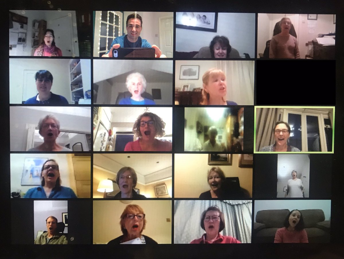DHSingers's tweet photo. We’ll be #singing together this evening via Zoom! Why not join our #choir from the comfort of your sofa? https://t.co/2BsQqcKjGv #joinachoir #couchchoir #sofachoir #Putney @TakeAPart @PutneyTweets @putneysw15 @MagWandsworth @ThisisRiverside @living_sw @putney_bid @SingBarnes https://t.co/VtyEYkYGxn