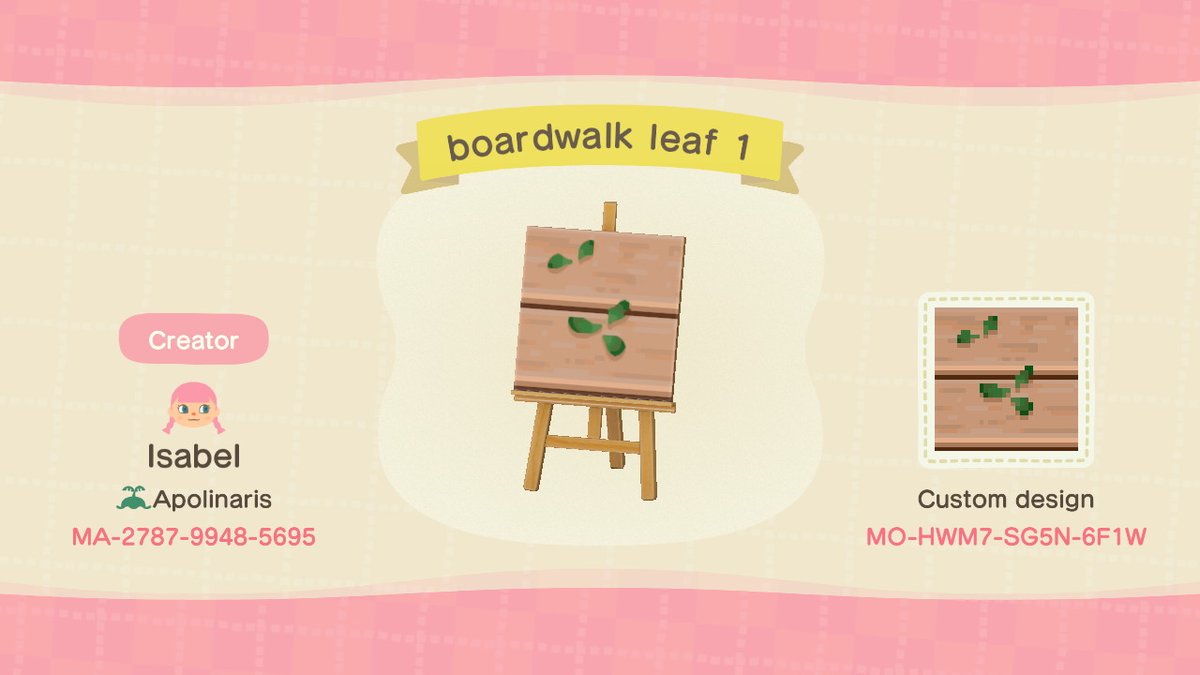 issabelley_ac's tweet photo. there's 2 types of leaves which you can scatter or make a little circle! use my creator code !#AnimalCrossing #ACNH #animalcrossingdesigns https://t.co/wJreYHrzUn
