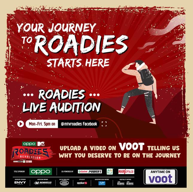 roadies journey watch roadies revolution voot You are one click away from fulfilling your #Roadies dream