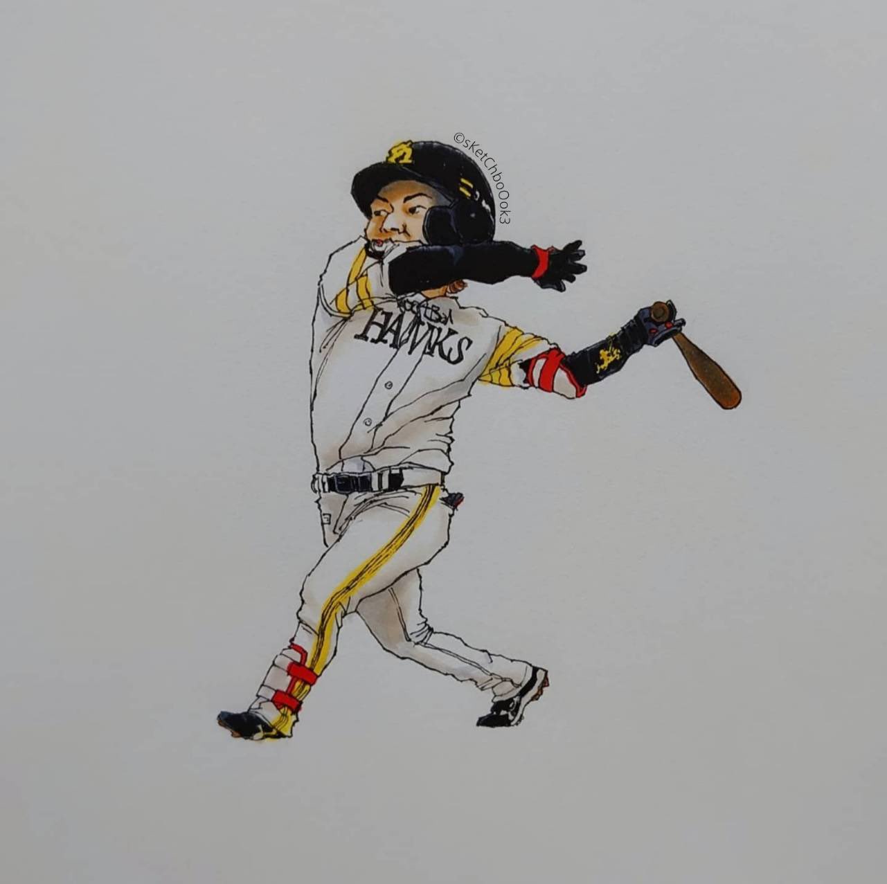 Sketchboook3 Na Twitteri 挿絵 挿し絵 イラスト イラストレーター Drawing 今宮健太 福岡 ソフトバンクホークス ソフトバンクホークス ソフトバンク ホークス 福岡ドーム 明豊高校 明豊高校野球部 野球 ベースボール Baseball Npb プロ野球 アンダー