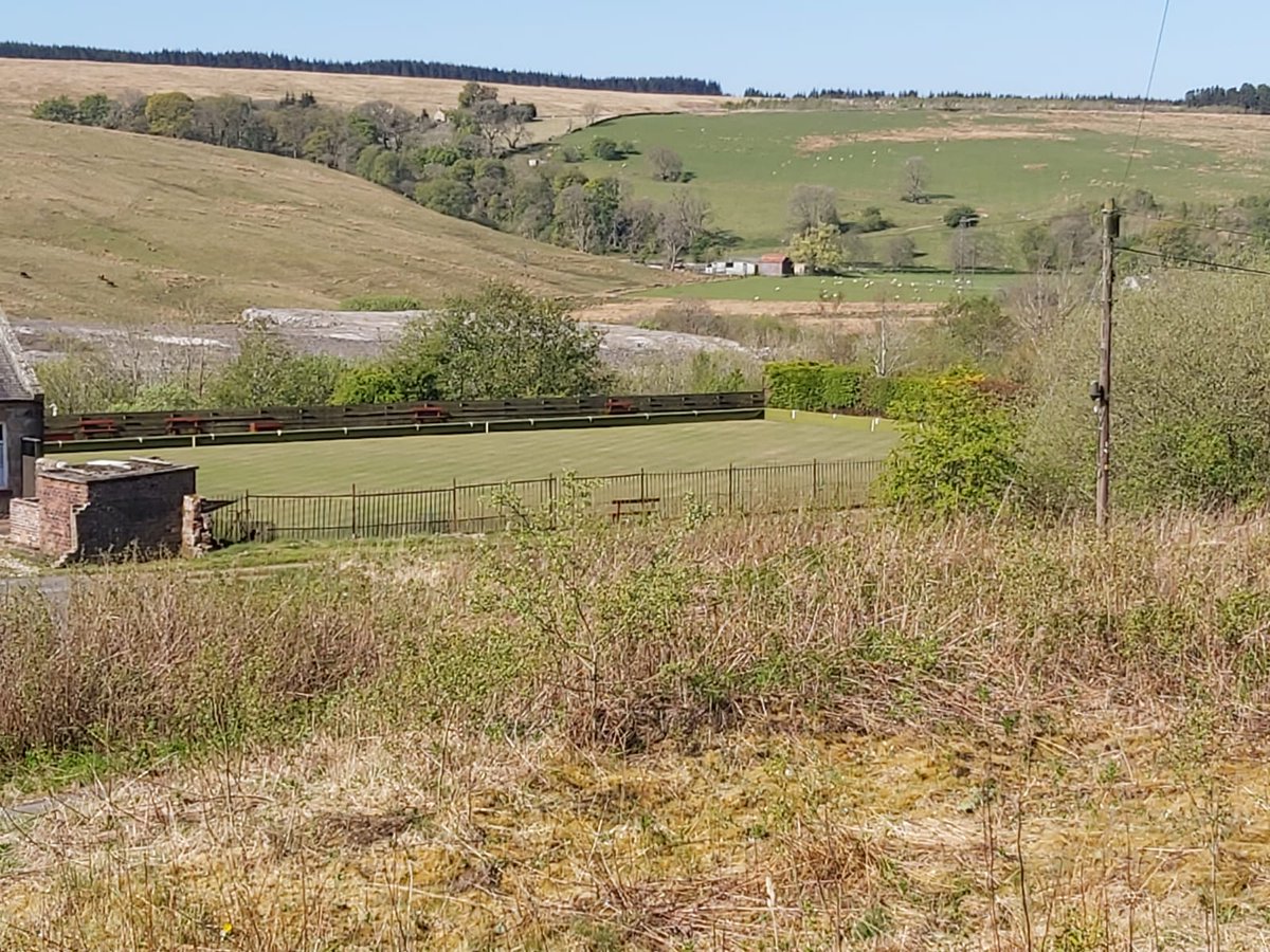 Our green looking great on this sunny morning,  we are working hard maintaining the green ready for when we are allowed to play <a href="/BowlsScotland/">Bowls Scotland</a>