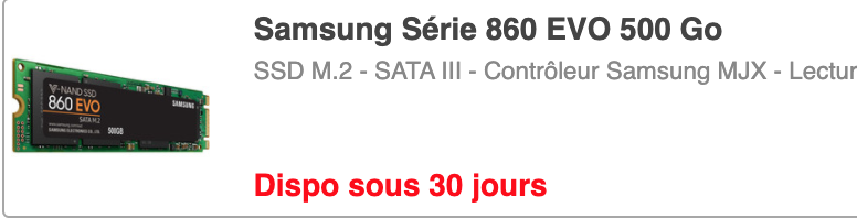 Fab_Le_Clo's tweet photo. @TopAchat @TopAchat Je vois ça sur mon #configomatic 
Mais quand j'ai passé la commande, il était dispo. Un éclaircissement sur la situation ou il faut que 100% de la config soit dispo à l'instant T pour lancer le montage ?
Merci pour la réponse. https://t.co/yiVDvZKkEp