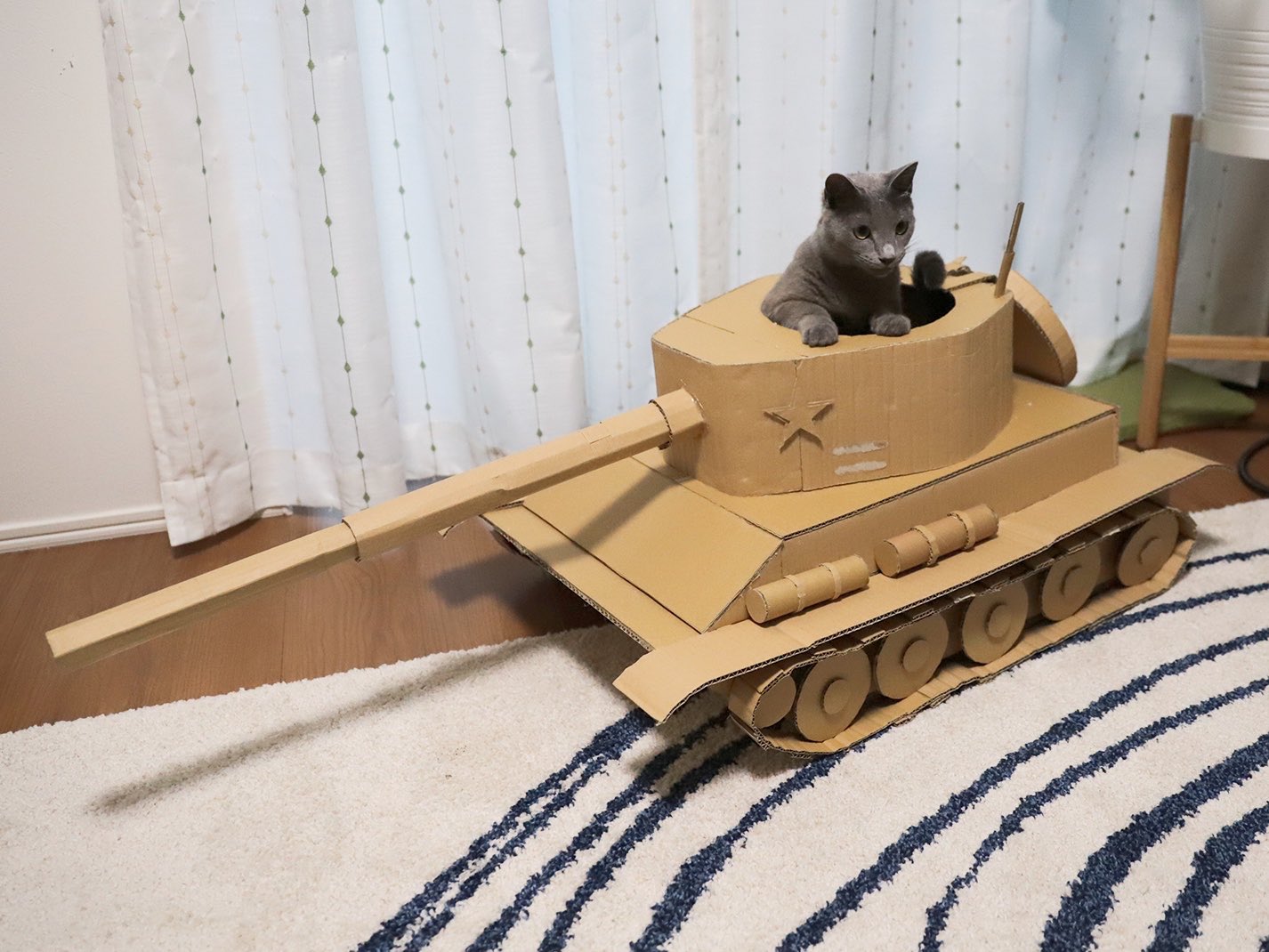 ｍａｒｉ 暇だったので 猫戦車作ってみました Cattank ねこ戦車 T Co Sjsinvmbvc Twitter