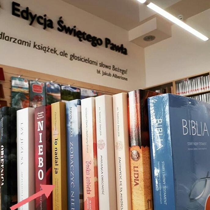 flavio_pagano's tweet photo. L'edizione polacca di #Infinitopresente nella prestigiosa libreria della Edycja Swieyego Pawla: è sempre emozionante vedere un proprio libro viaggiare al di là dei confini della lingua madre.....
#book #Polish #libri #writerslife #writing @Sperling_Kupfer #Alzheimers https://t.co/JVvlJsKQJM