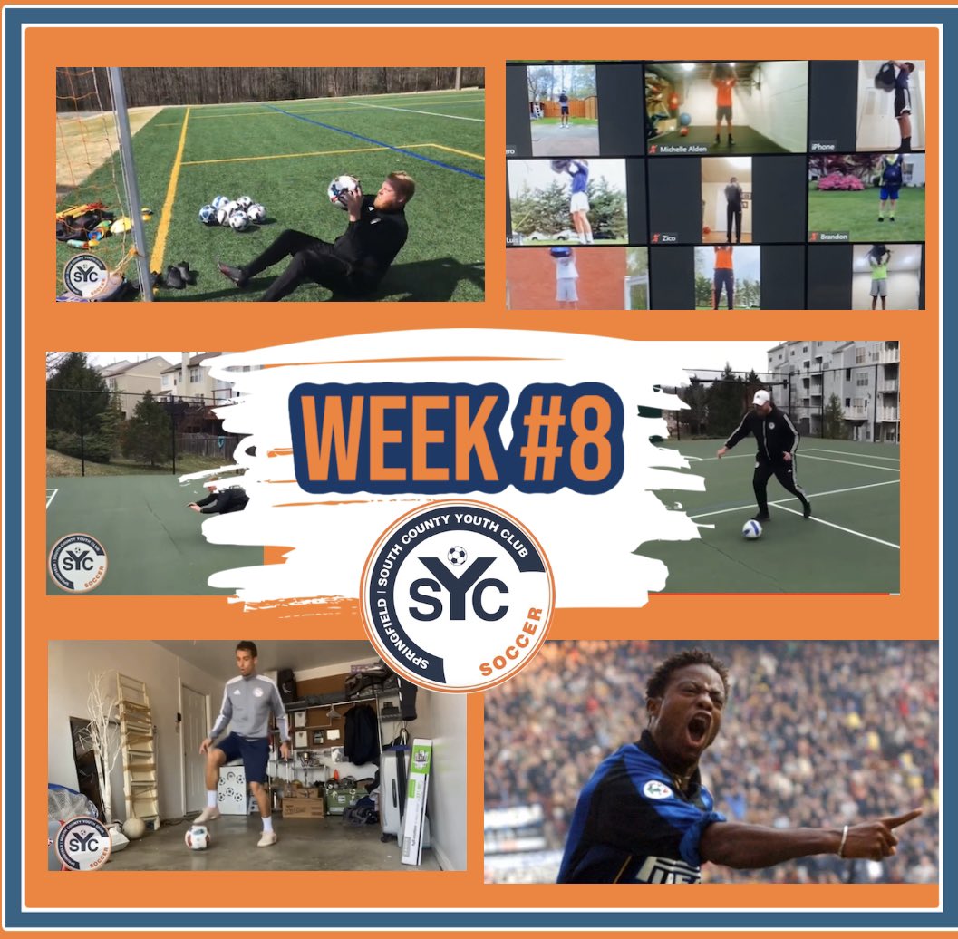 SYCSoccer's tweet photo. 💻⚽️ SYC Virtual Training Sessions | WEEK #8💥
We are entering WEEK #8 of our SYC Virtual Training sessions! A Detailed Email with this week plan was sent via teamsnap! #ChampionsDoMore
#SYCAtHome #WeAreSpringfield 🟠🔵 https://t.co/RKdQ5I74KZ