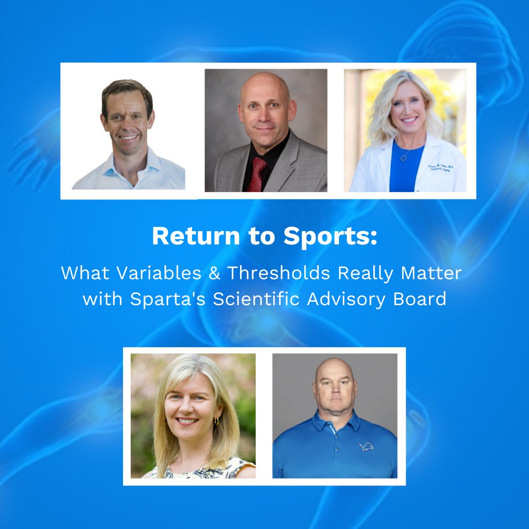 karensuttonmd's tweet image. Join us on 5/6 at 5pm (EST) as @DrPhilWagner, and @SpartaScience hosts a #webinar titled, Return to Sports: What Variables &amp;amp; Thresholds really Matter w/ our Scientific Advisory Board @karensuttonmd @hewett1tim @DrKateWebster. #SpartaScience 
Sign up now: us02web.zoom.us/webinar/regist…