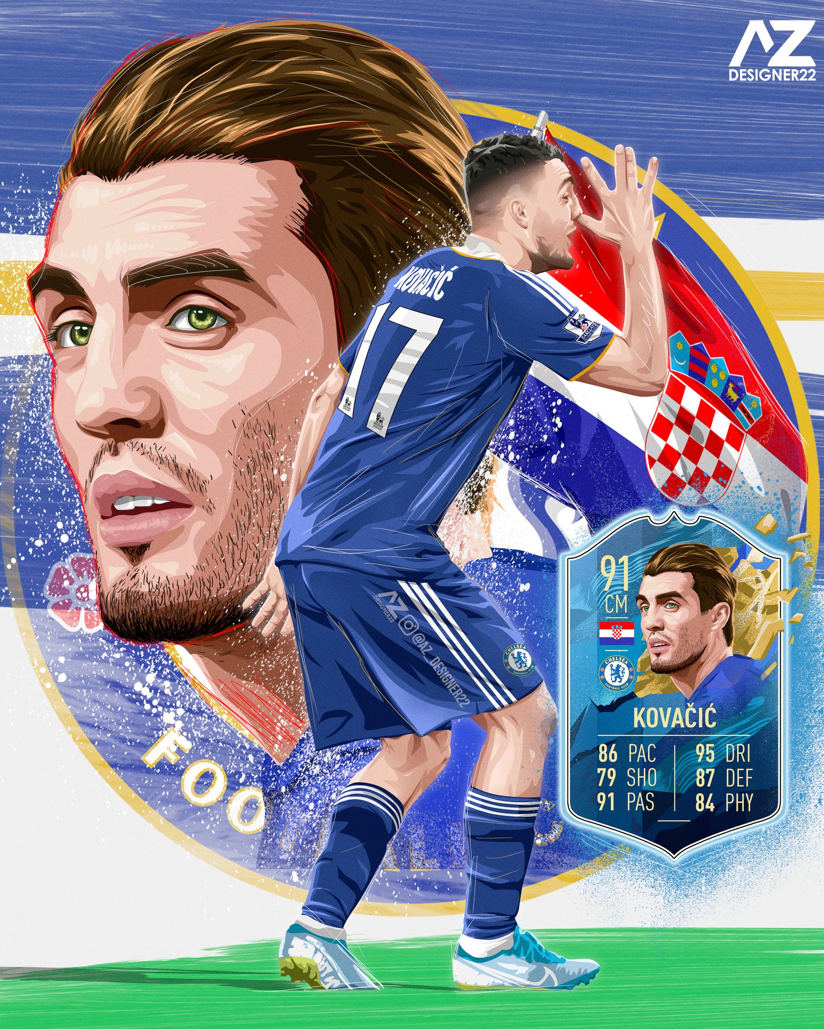 Happy birthday to Mateo Kovacic who turns 26 today. 