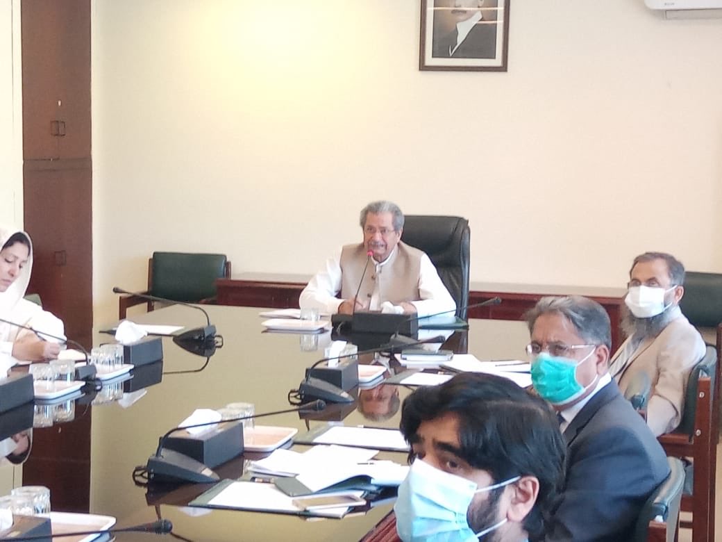 Shafqat_Mahmood's tweet photo. Presided over Inter Provincial Education Ministers conference today. School opening and exams schedule was discussed. Different views were expressed. Final decision by PM tomorrow in NCC https://t.co/QSBZWTOFLo