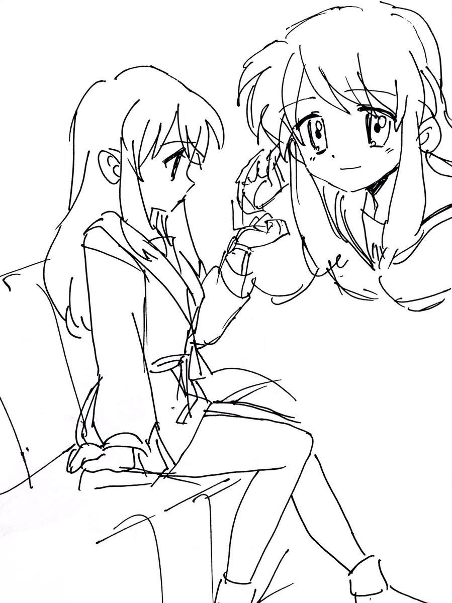 朝比奈さんあんまり描き慣れてないようです 