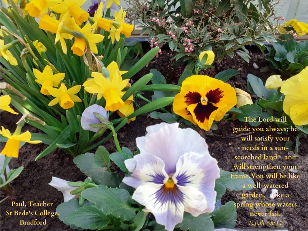 God Who Speaks Leeds (@godspeaksleeds) on Twitter photo Window on the Word #13: Paul, a teacher at St Bede and St Joseph's College, reminds us that whatever the "weather" in our lives, God gives us the grace to flourish.
<a href="/catholicEW/">Catholic Church</a>
<a href="/CatholicEdLeeds/">Vicariate for Education - Diocese of Leeds</a>
<a href="/LeedsDYS/">Leeds Diocesan Youth Service</a>
<a href="/sbsjcc/">SBSJ Catholic College</a> Window on the Word #13: Paul, a teacher at St Bede and St Joseph's College, reminds us that whatever the "weather" in our lives, God gives us the grace to flourish.
<a href="/catholicEW/">Catholic Church</a>
<a href="/CatholicEdLeeds/">Vicariate for Education - Diocese of Leeds</a>
<a href="/LeedsDYS/">Leeds Diocesan Youth Service</a>
<a href="/sbsjcc/">SBSJ Catholic College</a>