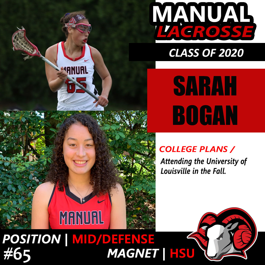 dmhslax's tweet photo. Next up in our Senior Spotlight is Sarah Bogan. Congrats Sarah and good luck at the University of Louisville! WE WILL MISS YOU! #SeniorSpotlight #Classof2020 https://t.co/TsnnwLj1Wi