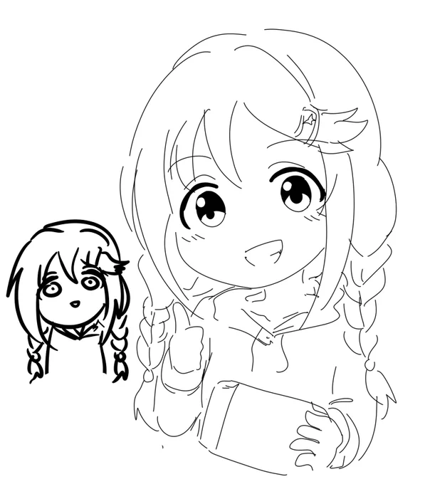 アニメ紗南と虚無紗南 