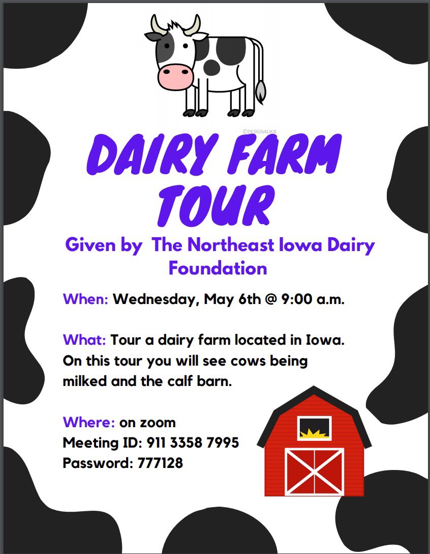 MrsTChristensen's tweet photo. How fun!! This morning BRE Kindergarten took a virtual field trip via zoom to a dairy farm in Iowa!! Thanks @mcclary_kristen for this awesome idea!! 🌟 We learned so much!🐄 https://t.co/AKnXAVYRg7
