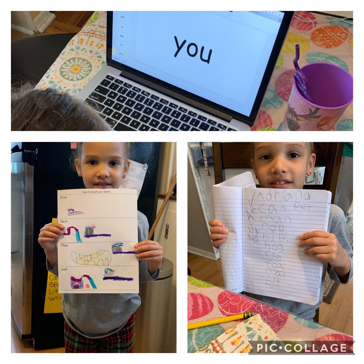 MissConroy113's tweet photo. Thank you to the parents who are trying  to teach their children during these unfortunate circumstances. The pictures you send each day make me so proud. I am thankful for our parent- teacher relationship which is making this process a little bit easier.❣️#WeR1NR #NRstrong https://t.co/nxcUfYrBKV