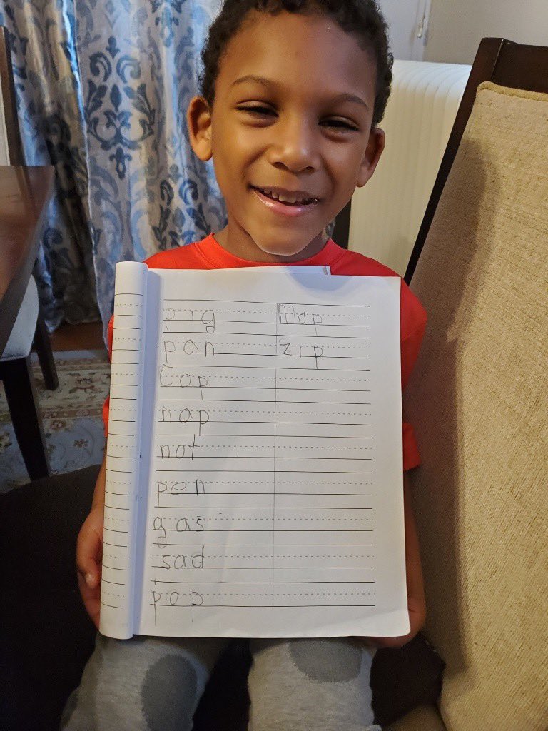 MissConroy113's tweet photo. Thank you to the parents who are trying  to teach their children during these unfortunate circumstances. The pictures you send each day make me so proud. I am thankful for our parent- teacher relationship which is making this process a little bit easier.❣️#WeR1NR #NRstrong https://t.co/nxcUfYrBKV