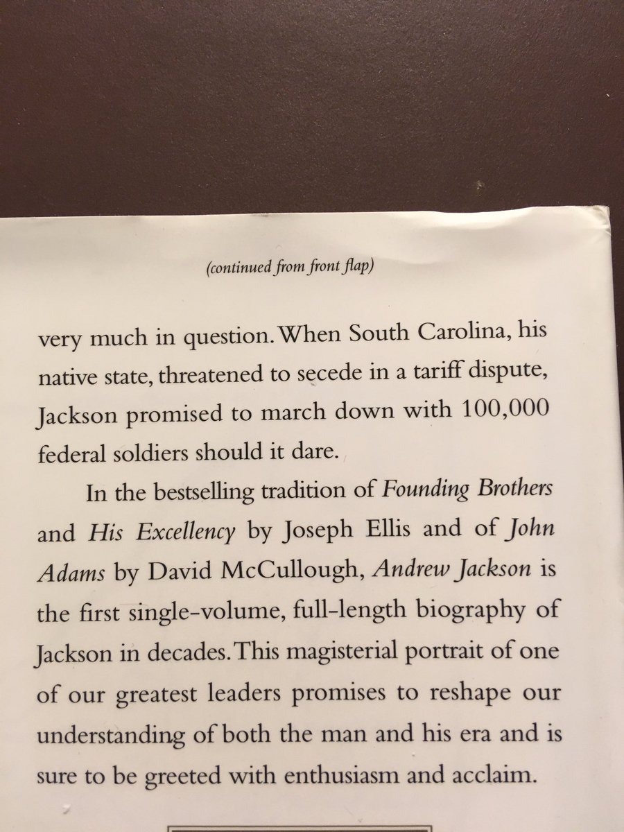 Suggestion for May 6 ... Andrew Jackson: His Life and Times (2005) by H.W. Brands.