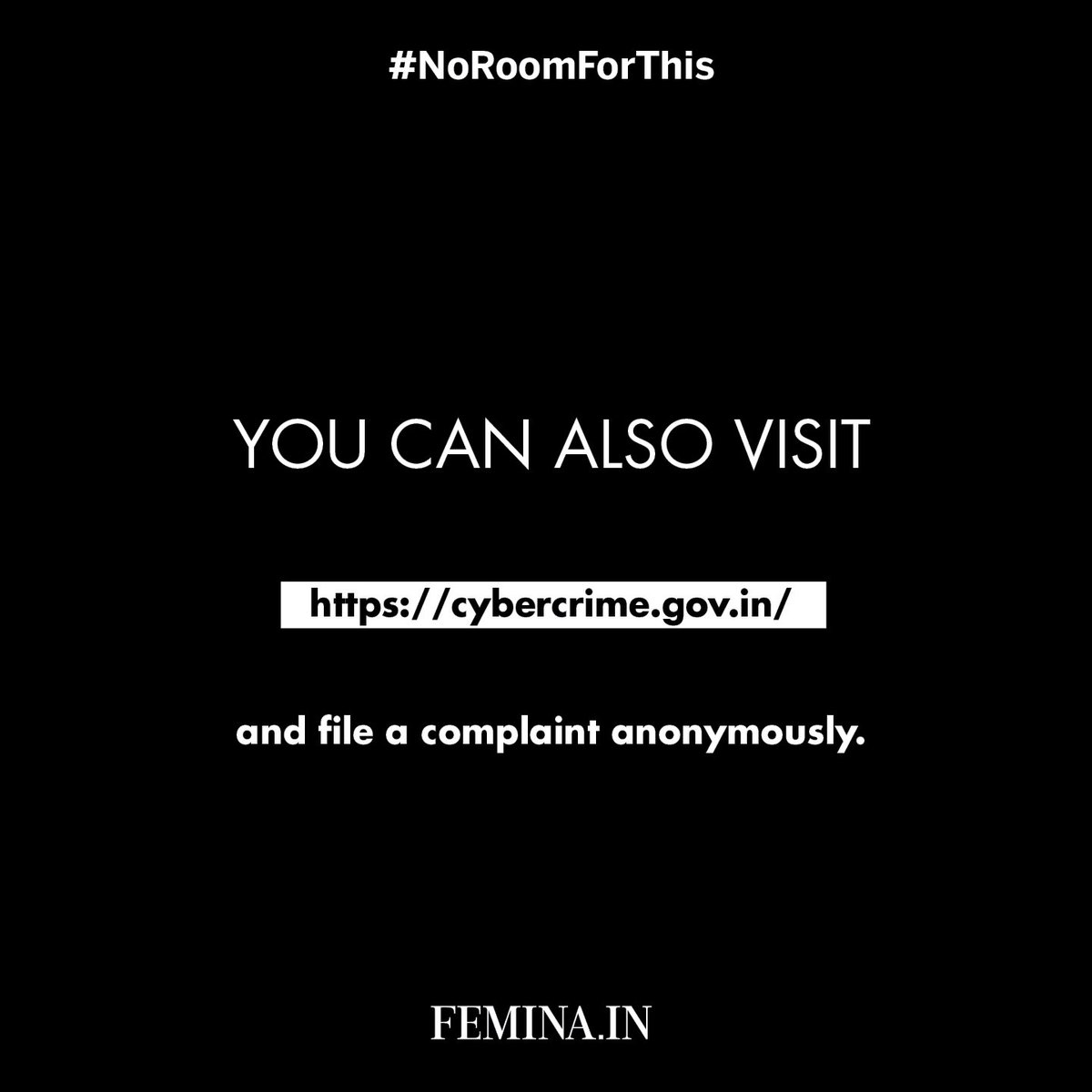FeminaIndia's tweet photo. Staying quiet won't quieten them. Locker room talk is toxic regardless of gender. Here's everything you need to know about cyberbullying. If you've ever been a victim, speak out. (4/8)
#NoRoomForThis https://t.co/Ifsk2VO4EE