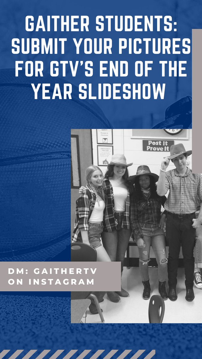 It’s time for our annual end of year slideshow. GHS students, DM us your photos! Teachers, feel free to send us some too! 😊
