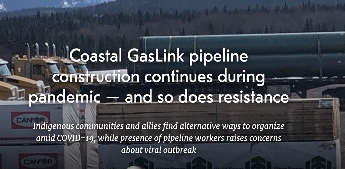 LoperJune's tweet photo. 👋Do you want to read about a courageous and necessary struggle against yet another pipeline being built in B.C right now ? Here's a link to my piece on @ricochet_en https://t.co/05yLD1abe6

#ShutDownCGL #alleyesonwetsuweten #wetsuwetenstrong #bcpoli https://t.co/yKvjtnVI0q
