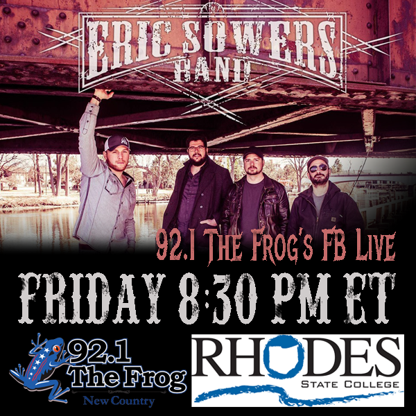 This Friday at 8:30 pm ET, join <a href="/ericsowersmusic/">Eric Sowers</a> for another "Concert from the Couch" sponsored by <a href="/RhodesStateLima/">Rhodes State College</a> on The Frog's FB Live. Register today for summer classes at Rhodes State. Save time and money! Classes begin June 1st. Go to RhodesState.edu/summer for more info.