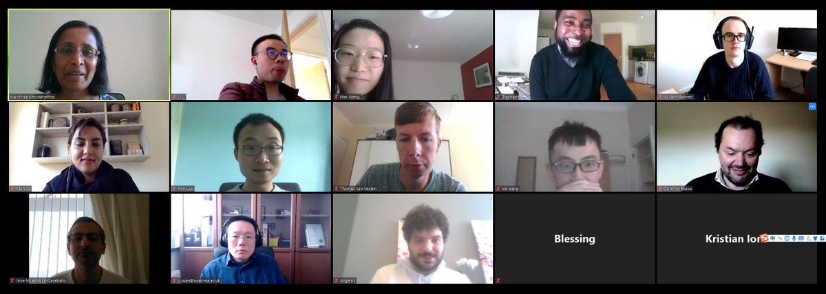 SwanseaUni_E2's tweet photo. The first online PhD workshop! Amazing!  Thanks Stephen for your excellent presentation @stephenTee11 @HydroinfoEU   @KarunarathnaU @SUEngineering https://t.co/1rqz9NvJKv