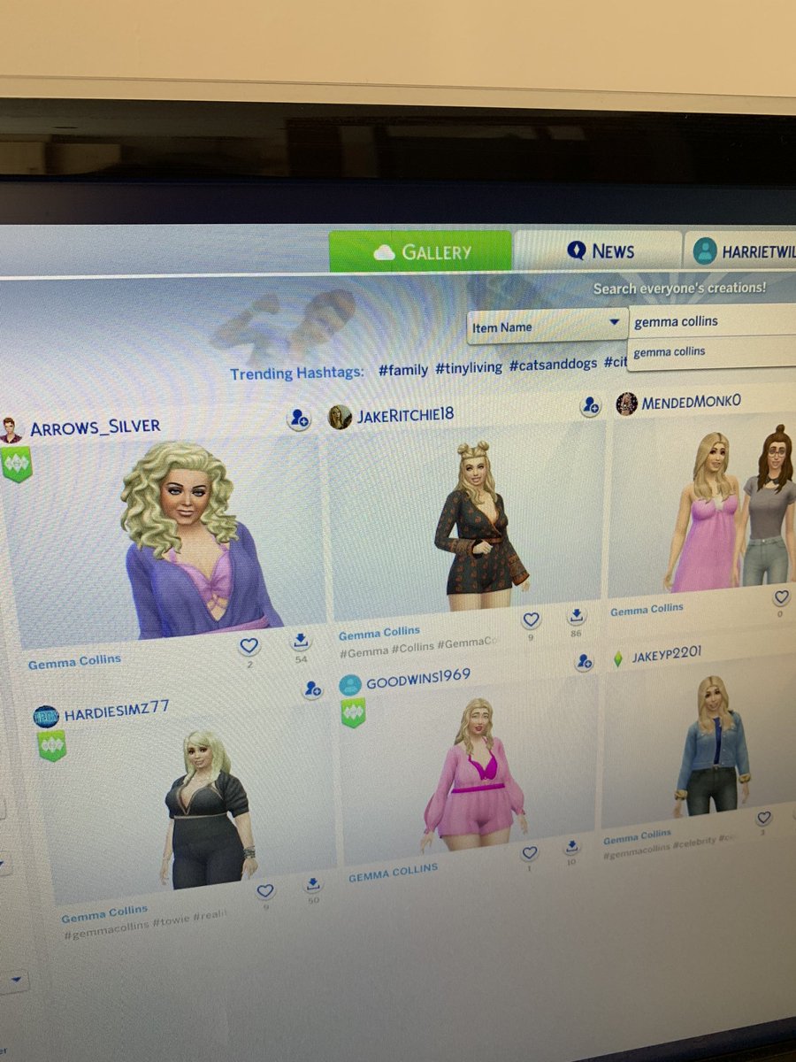 harriet_wilcox's tweet photo. @missgemcollins You may not be on YouTube! But Gemma Collins you are on the sims!! 🥳 https://t.co/usqBZwkIMY