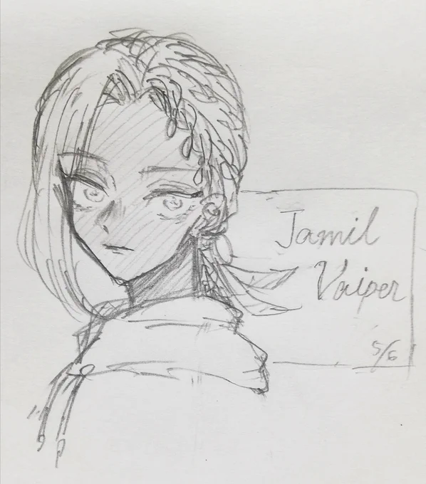 初描きジャミルくん
4章を考える度しんでる… 
