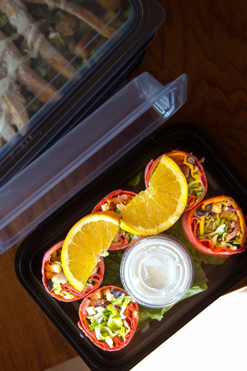 jacksbagels's tweet photo. Tired of doing dishes? Order lunch from Jack's! Try one of our salads or wraps to-go for a healthy, tasty lunch option. https://t.co/kAgRIZEgxj
