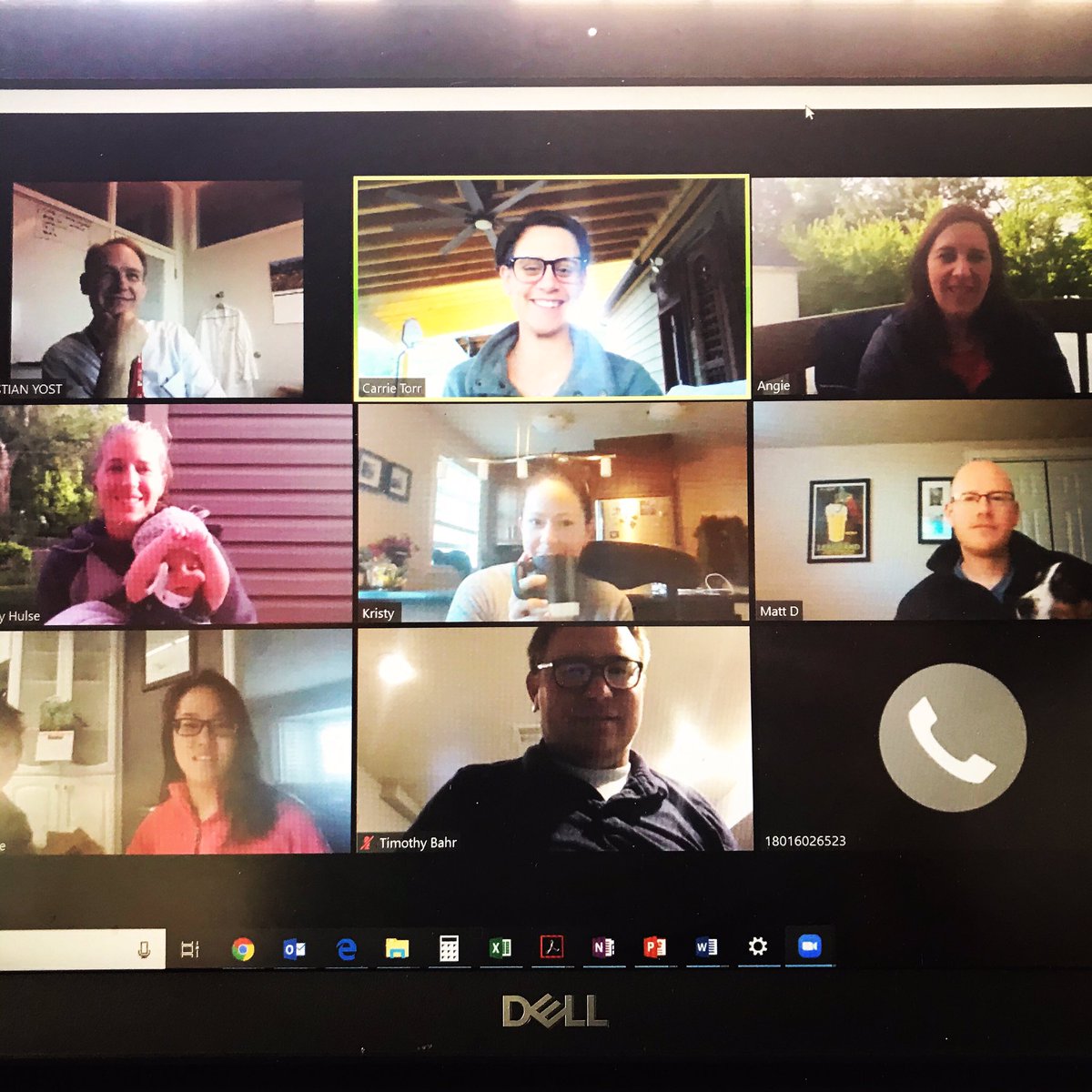 UNeoFellow's tweet photo. Missing our monthly fellows breakfast...so we had a virtual cafe!  The food was a little lacking but the company great!! https://t.co/Fspms3uD1E