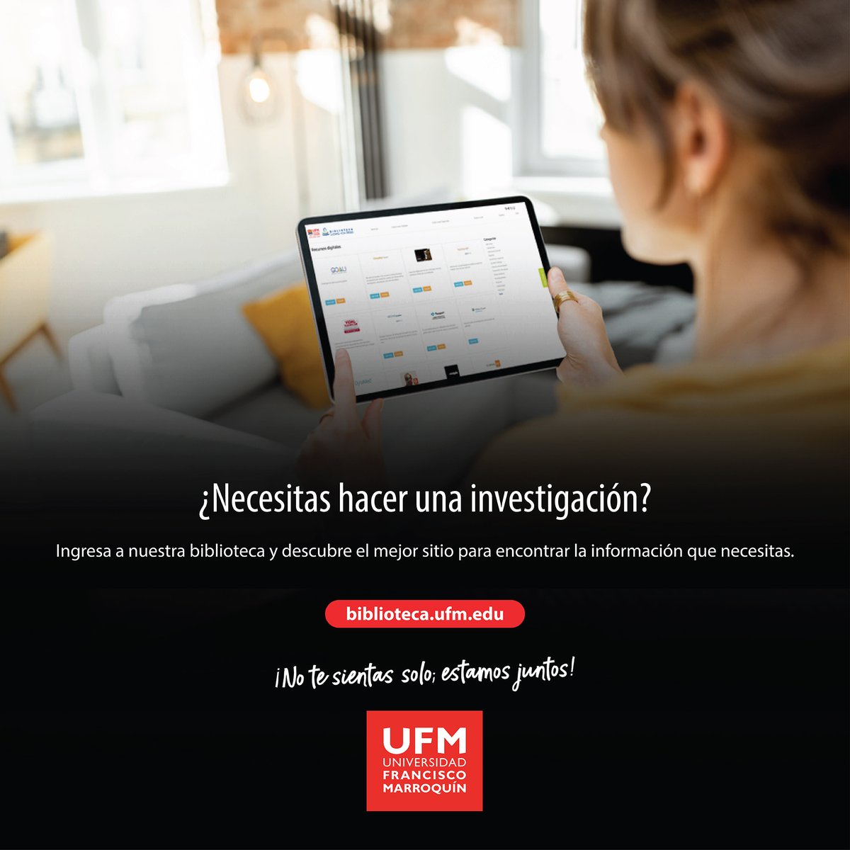 UFMedu's tweet photo. ¡Tenemos la información que necesitas! Ingresa a nuestra biblioteca y descubre el mejor sitio para encontrar la información que necesitas. ¡No te sientas solo; estamos juntos! Ingresa en: https://t.co/hJkPeDEh6M
#UFMVirtual #MeGustaUFM https://t.co/5nA2T1EOCc