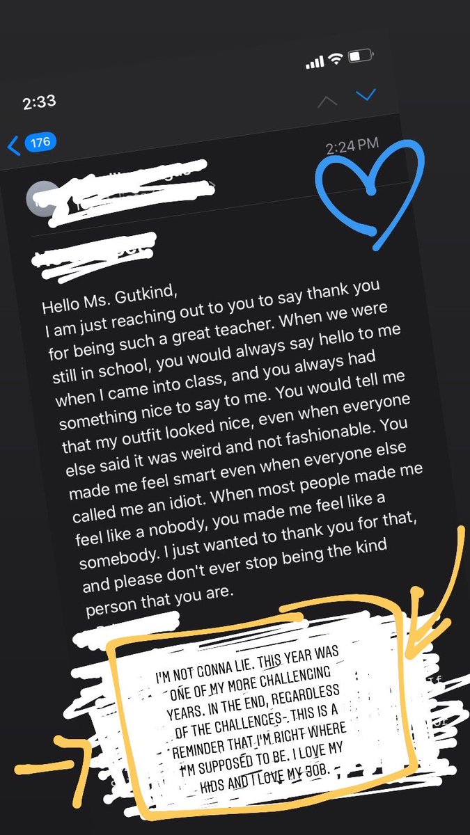 GutkindMs's tweet photo. Even though I kinda knew it was coming, it still doesn’t feel real that I won’t get to close the year out with my students. Even though ya’ all drove me crazy sometimes, I seriously looked forward to seeing and laughing with you everyday! Miss you guys! https://t.co/fsE1ZSp1Fb
