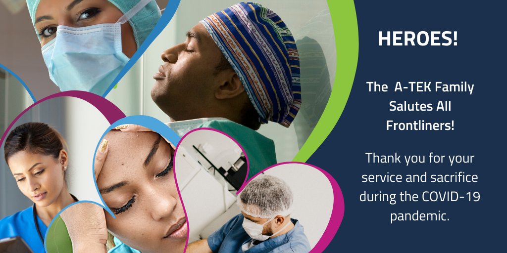 ATEK_Inc's tweet photo. The A-TEK family salutes all frontliners in recognition of National Nurses MONTH, kicking off today, May 6, 2020! #nurses #frontliners #heroes #aana

https://t.co/mTbTv87Yt0 https://t.co/uz3odeb3DY