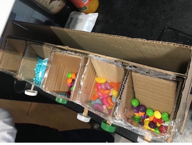 smiley1707's tweet photo. @UptonX_newham Miss Mohammed-some arts and craft I did with my brother, we made a sweet machine https://t.co/eOp13CTv9S